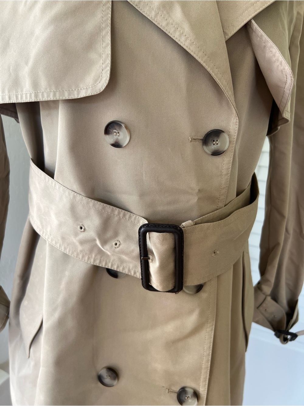 Zara Belted Trench Coat - Picture 2 of 5
